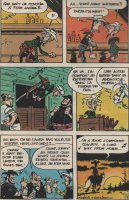 Scan Episode Lucky Luke pour illustration du travail du Scénariste René Goscinny